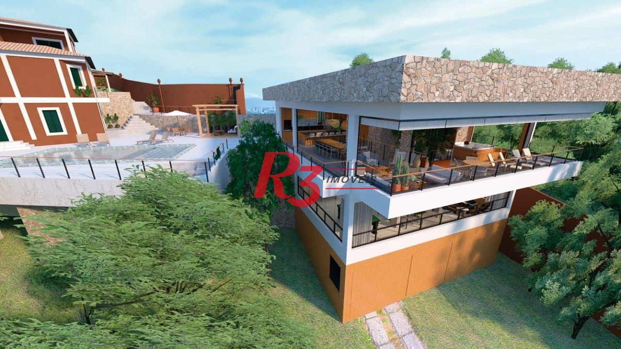 Casa à venda, 368 m² por R$ 12.500.000,00 - Morro Santa Terezinha - Santos/SP