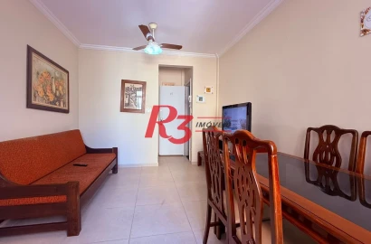 Apartamento com 1 dormitório à venda, 50 m² por R$ 400.000,00 - Gonzaga - Santos/SP