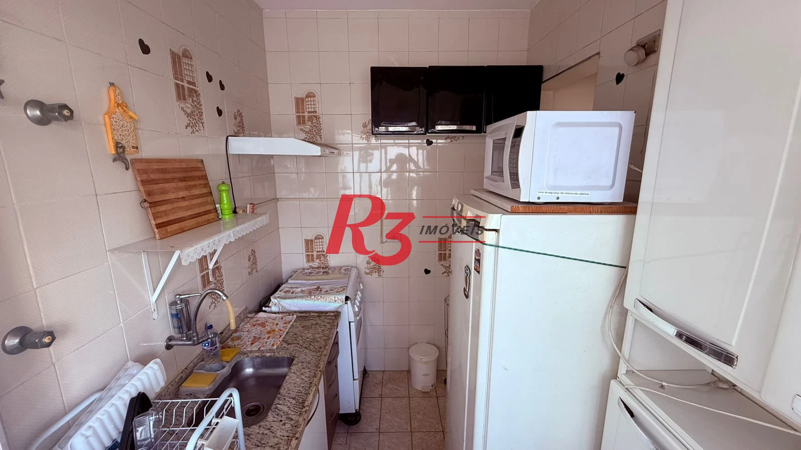 Apartamento com 1 dormitório à venda, 50 m² por R$ 400.000,00 - Gonzaga - Santos/SP