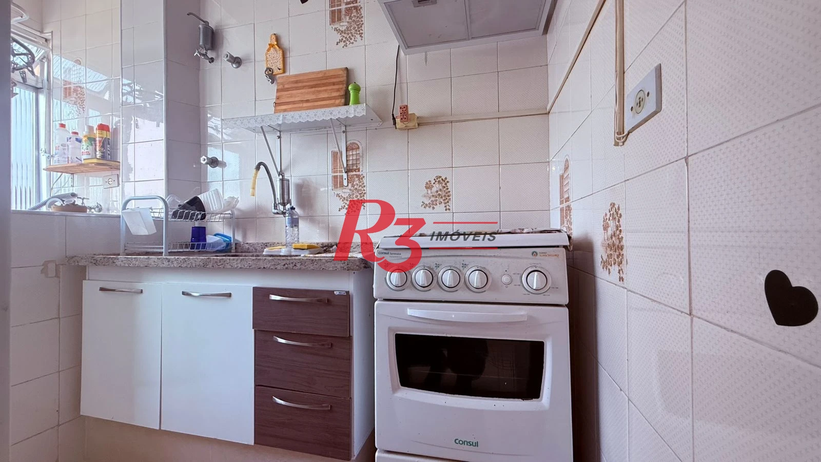 Apartamento com 1 dormitório à venda, 50 m² por R$ 400.000,00 - Gonzaga - Santos/SP
