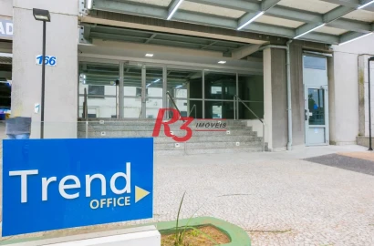Sala para alugar, 42 m² por R$ 3.300,02/mês - Vila Matias - Santos/SP