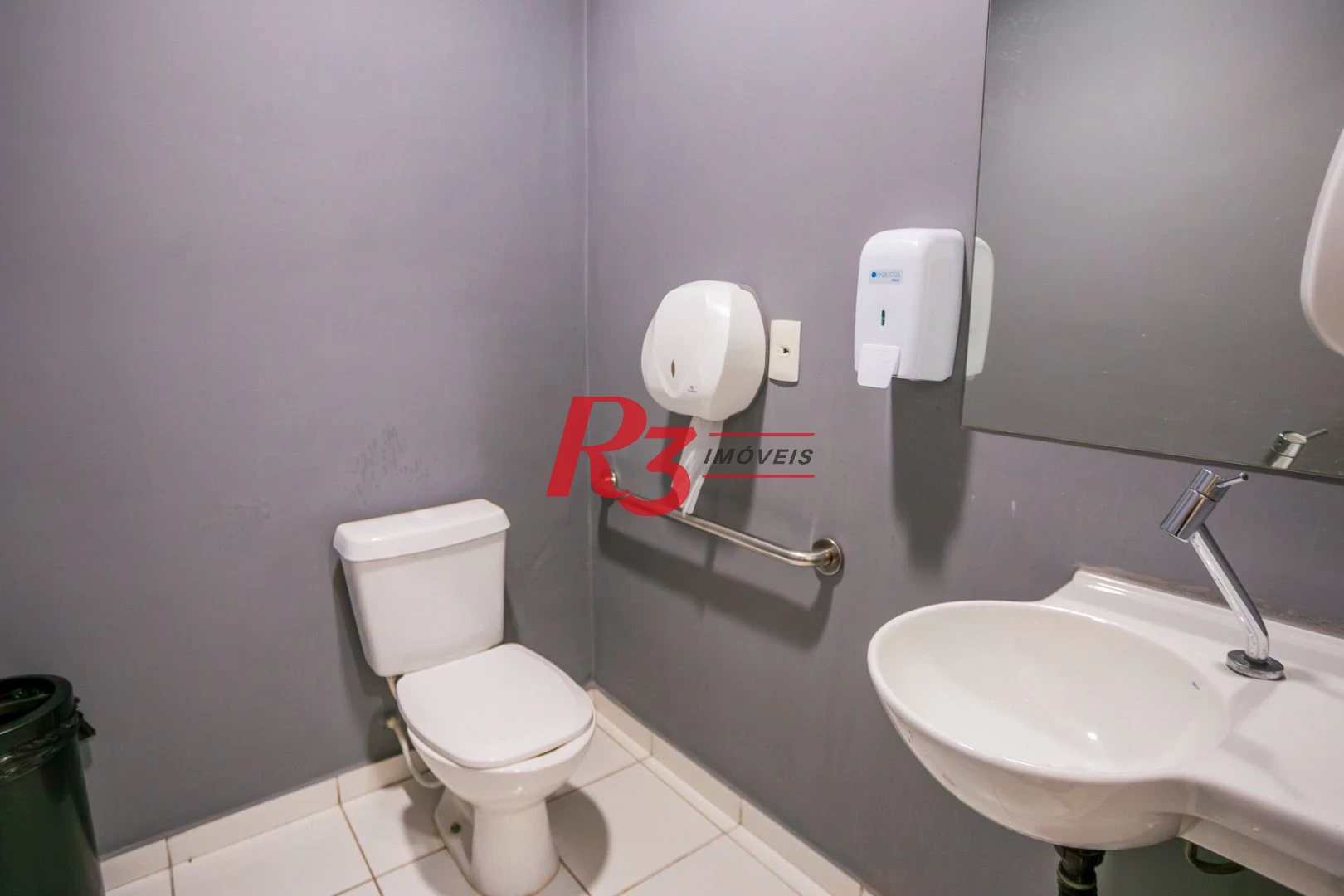 Sala para alugar, 42 m² por R$ 3.300,02/mês - Vila Matias - Santos/SP