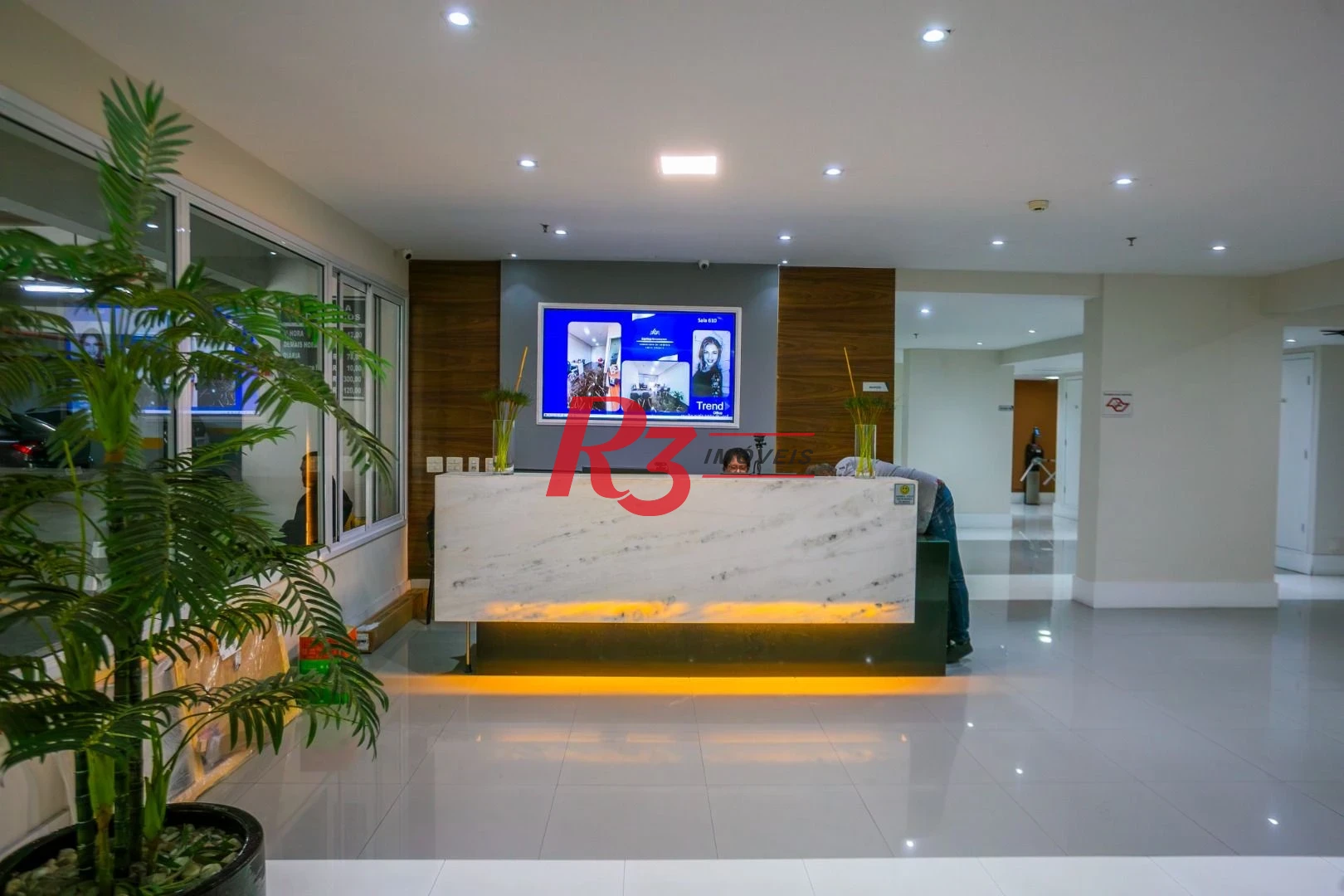 Sala para alugar, 42 m² por R$ 3.300,02/mês - Vila Matias - Santos/SP