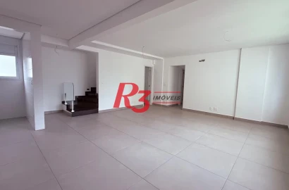 Cobertura à venda, 209 m² por R$ 2.769.228,00 - Boqueirão - Santos/SP