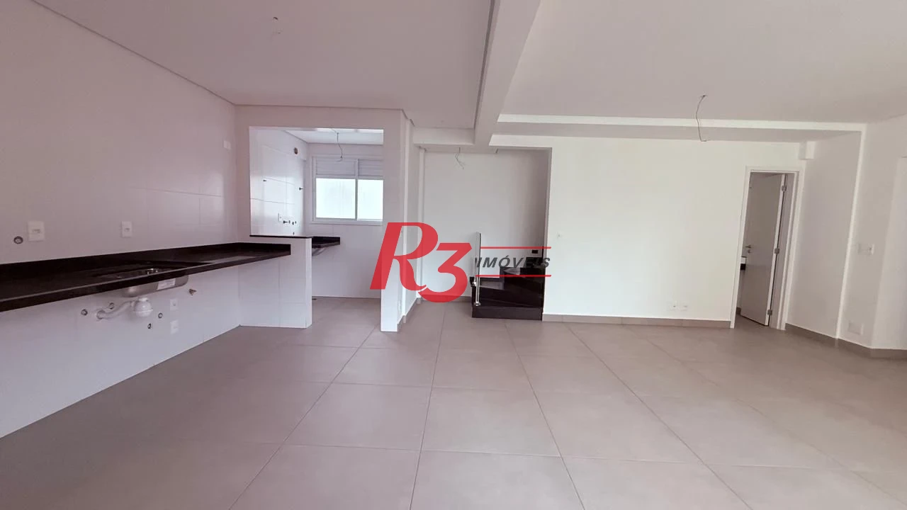 Cobertura à venda, 209 m² por R$ 2.769.228,00 - Boqueirão - Santos/SP