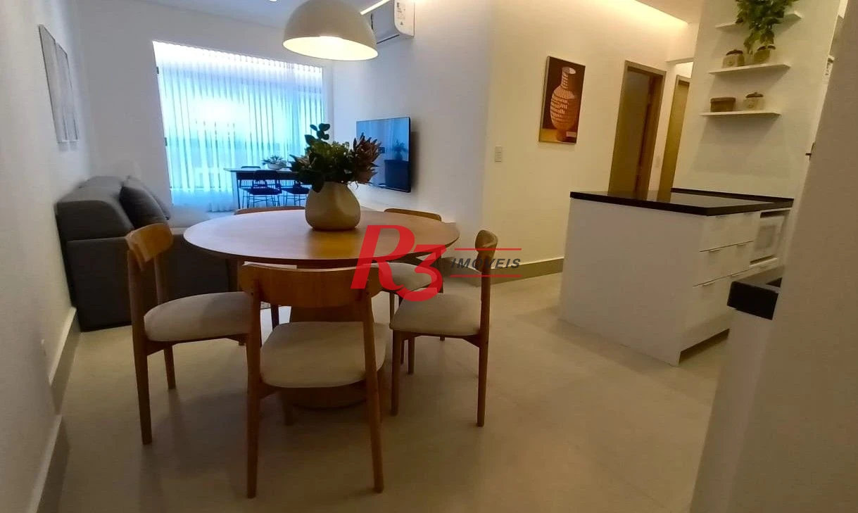 Apartamento à venda, 75 m² por R$ 1.026.420,00 - José Menino - Santos/SP