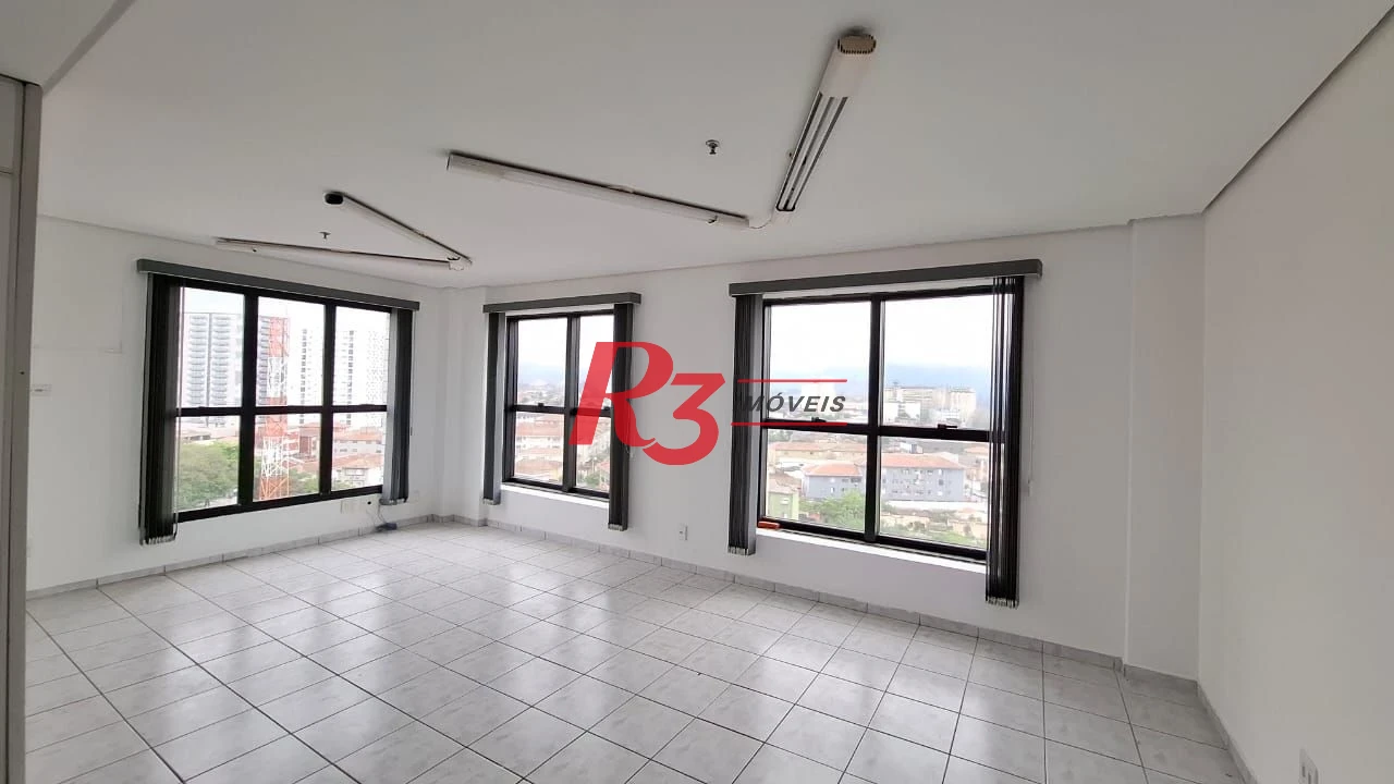 Sala à venda, 80 m² por R$ 320.000,00 - Embaré - Santos/SP