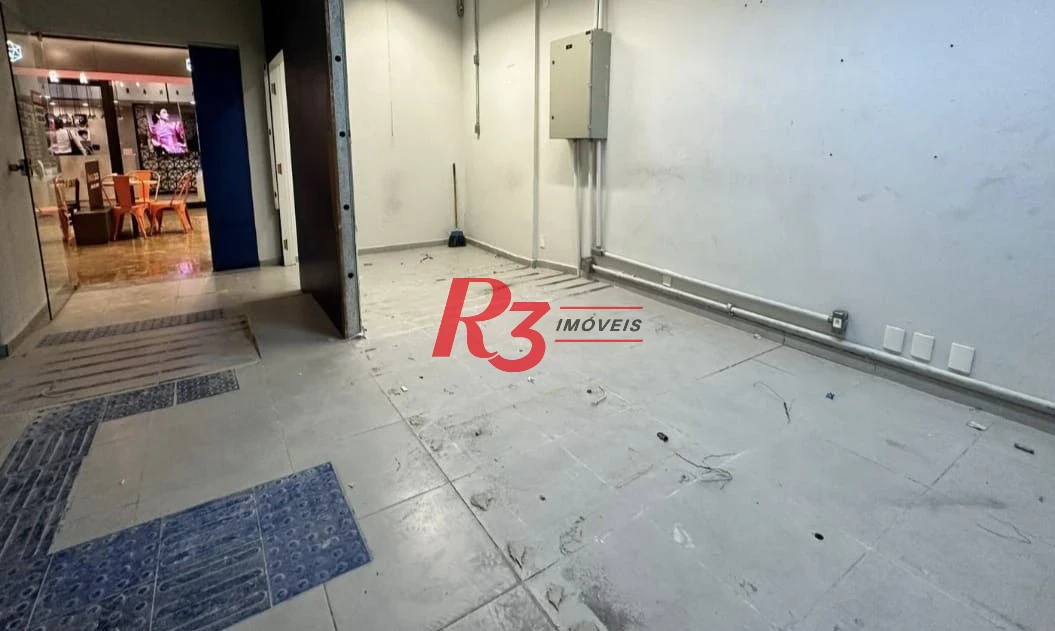 Loja para alugar, 24 m² por R$ 6.381,00/mês - Gonzaga - Santos/SP