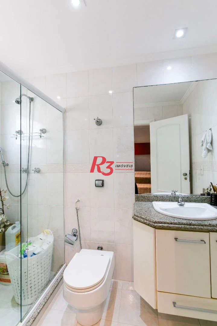 Apartamento para alugar, 204 m² por R$ 23.000,01/mês - Gonzaga - Santos/SP