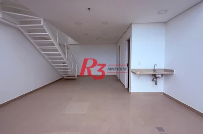 Sala para alugar, 72 m² por R$ 5.000,00/mês - Vila Matias - Santos/SP