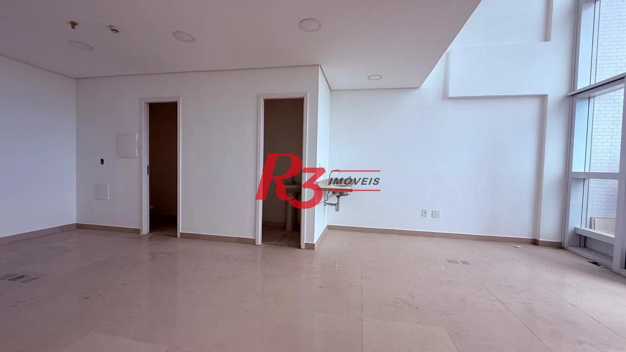 Sala para alugar, 72 m² por R$ 5.000,00/mês - Vila Matias - Santos/SP