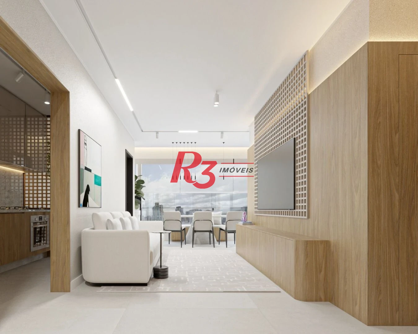 Apartamento à venda, 89 m² por R$ 1.268.420,59 - Boqueirão - Santos/SP
