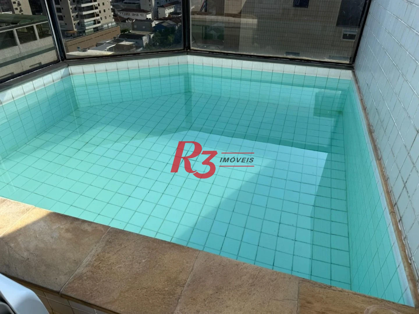 Cobertura com 1 dormitório à venda, 112 m² por R$ 960.000,00 - Pompéia - Santos/SP