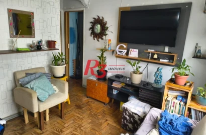 Apartamento à venda, 43 m² por R$ 300.000,00 - Aparecida - Santos/SP