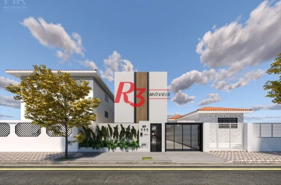 Village com 2 dormitórios à venda, 105 m² por R$ 570.000,00 - Vila Belmiro - Santos/SP