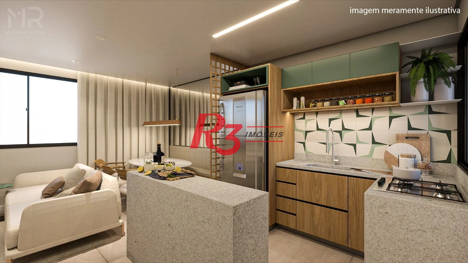 Village com 2 dormitórios à venda, 105 m² por R$ 570.000,00 - Vila Belmiro - Santos/SP