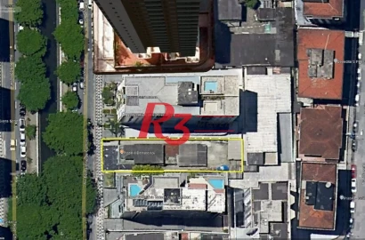 Terreno para alugar, 447 m² por R$ 35.000,00/mês - Vila Belmiro - Santos/SP