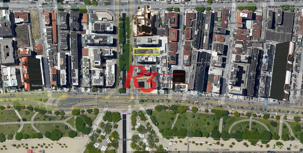 Terreno para alugar, 447 m² por R$ 35.000,00/mês - Vila Belmiro - Santos/SP