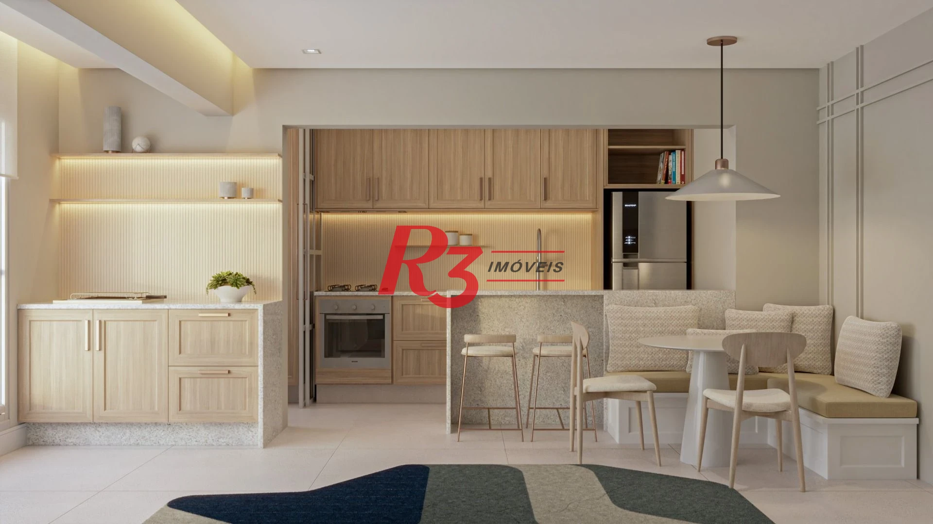 Apartamento à venda, 45 m² por R$ 462.840,00 - Marapé - Santos/SP
