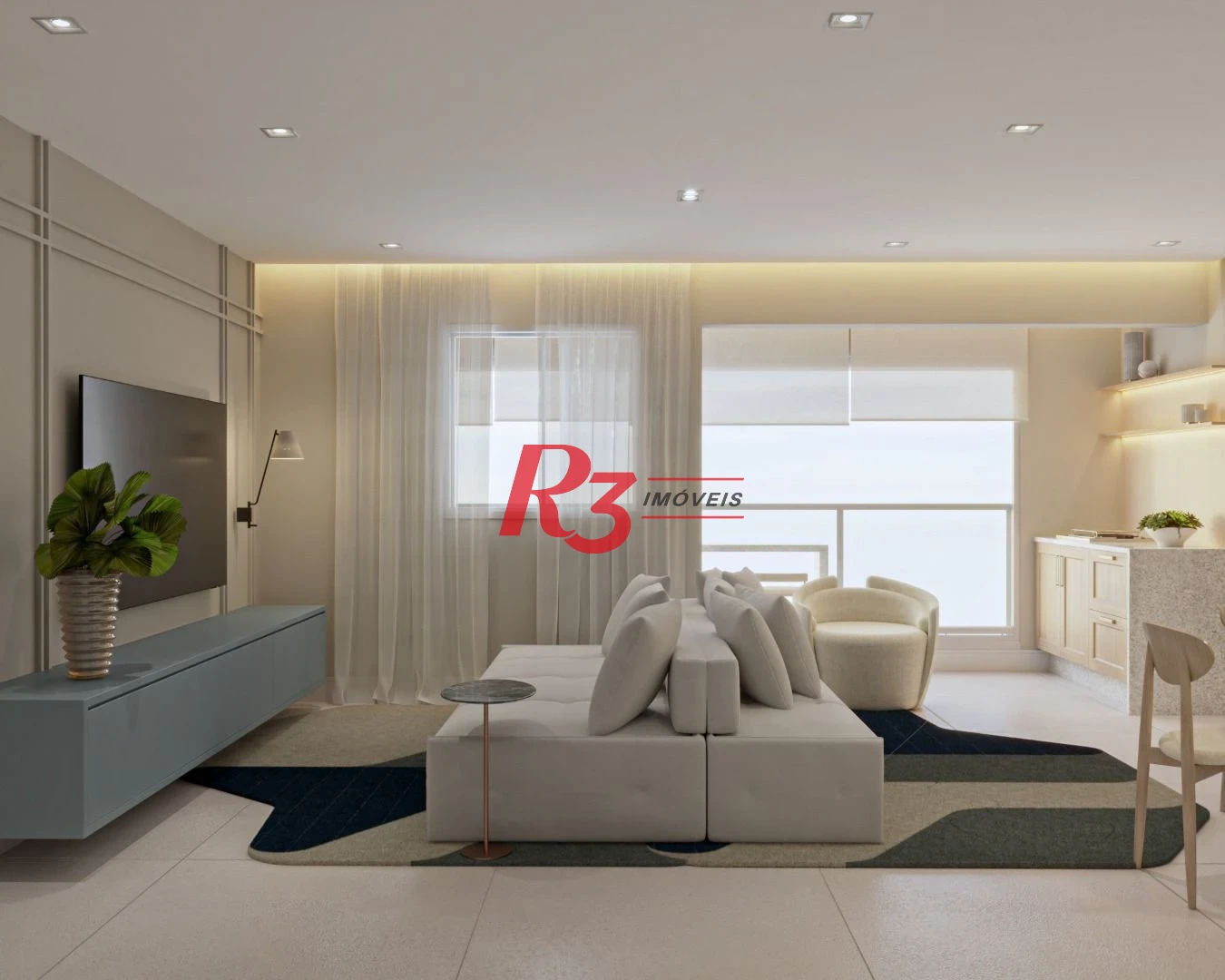 Apartamento à venda, 45 m² por R$ 462.840,00 - Marapé - Santos/SP