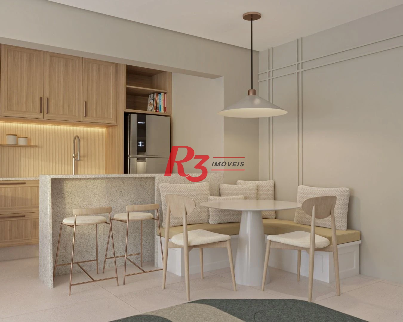 Apartamento à venda, 45 m² por R$ 462.840,00 - Marapé - Santos/SP