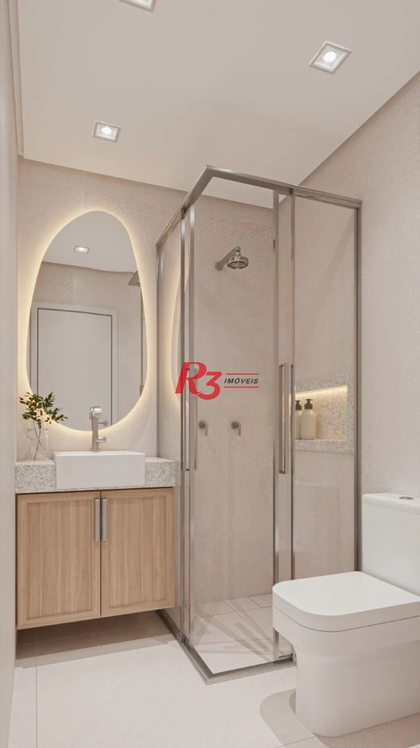 Apartamento à venda, 65 m² por R$ 621.150,00 - Marapé - Santos/SP