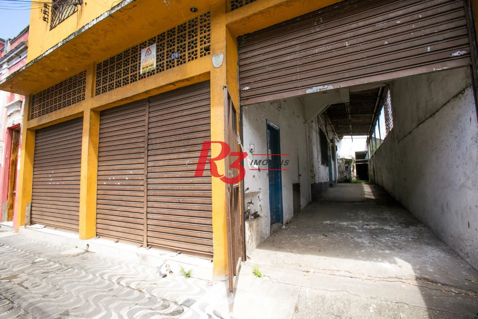 Galpão para alugar, 562 m² por R$ 11.009,00/mês - Macuco - Santos/SP