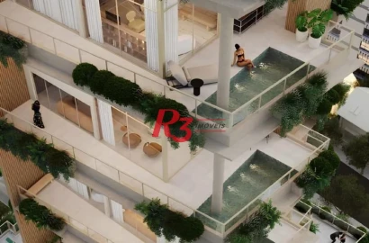 Apartamento com 4 dormitórios à venda, 319 m² por R$ 8.500.000,00 - Ponta da Praia - Santos/SP
