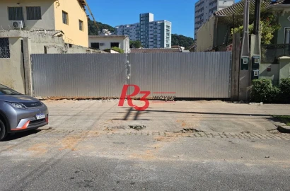 Terreno, 352 m² - venda por R$ 1.500.000,00 ou aluguel por R$ 9.675,99/mês - Vila Belmiro - Santos/SP