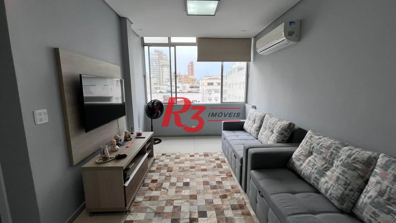 Apartamento à venda, 48 m² por R$ 490.000,00 - Gonzaga - Santos/SP