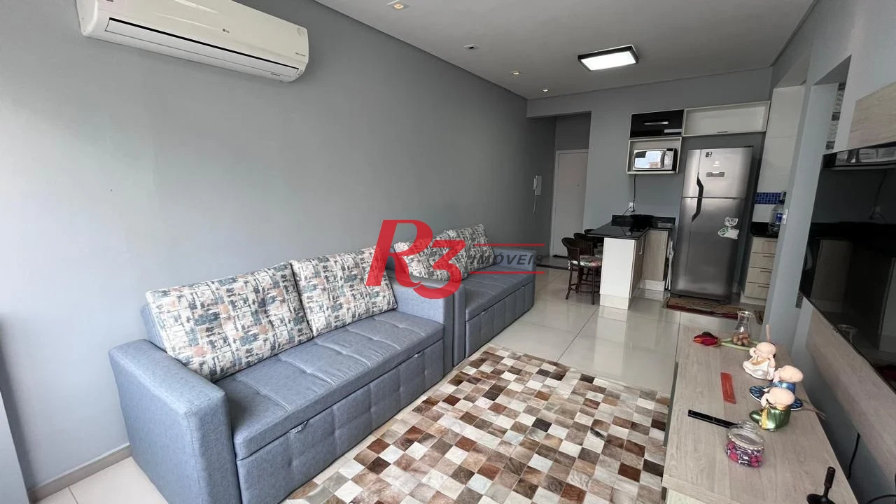 Apartamento à venda, 48 m² por R$ 490.000,00 - Gonzaga - Santos/SP