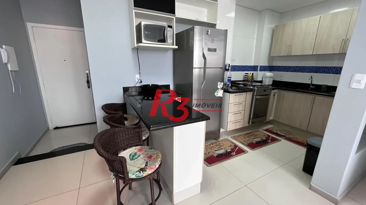 Apartamento à venda, 48 m² por R$ 490.000,00 - Gonzaga - Santos/SP