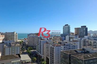 Apartamento à venda, 97 m² por R$ 1.330.000,00 - Gonzaga - Santos/SP