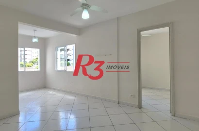 Apartamento com 1 dormitório à venda, 53 m² por R$ 390.000,00 - Boqueirão - Santos/SP