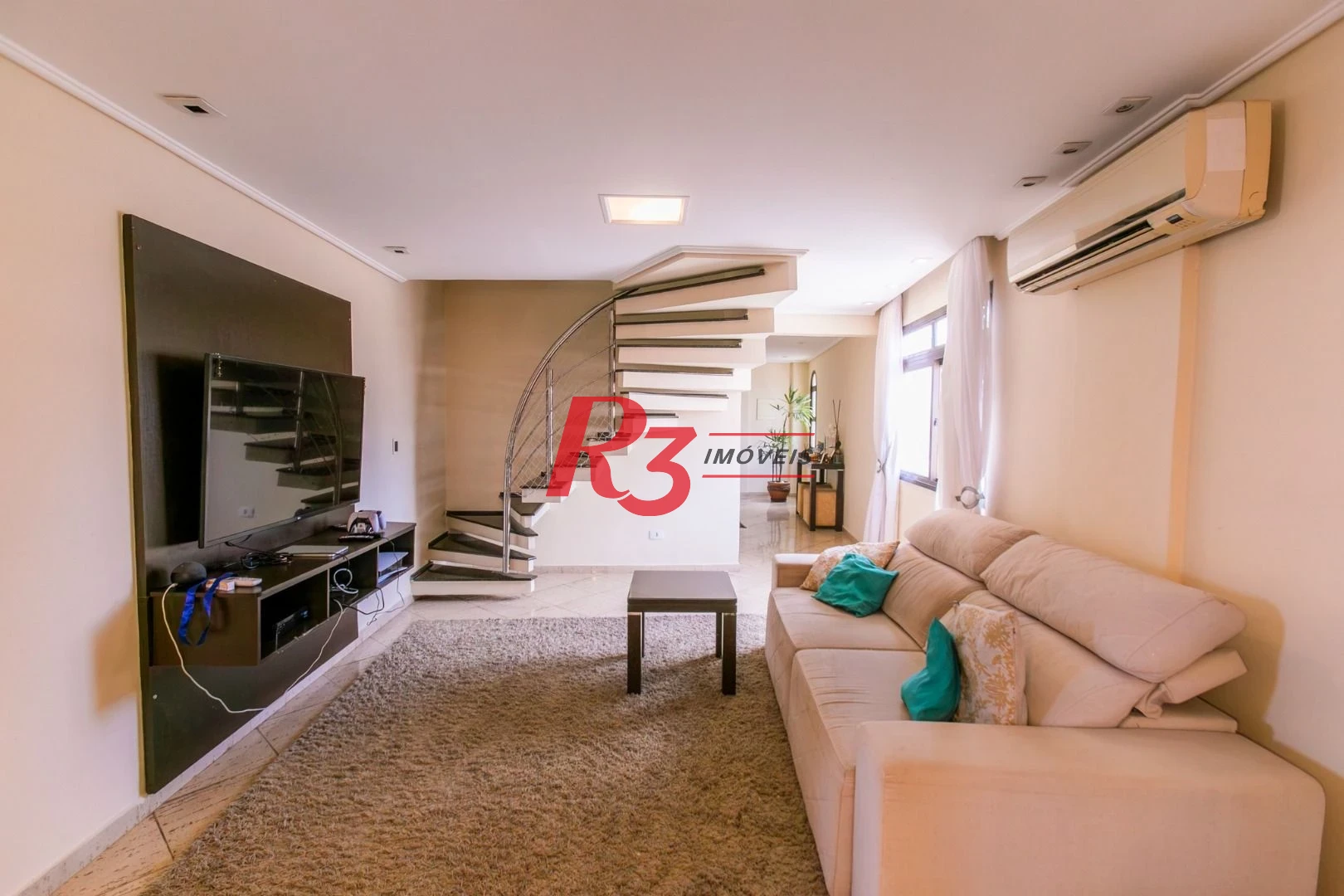 Cobertura com 3 dormitórios à venda, 274 m² por R$ 1.750.000,00 - Ponta da Praia - Santos/SP