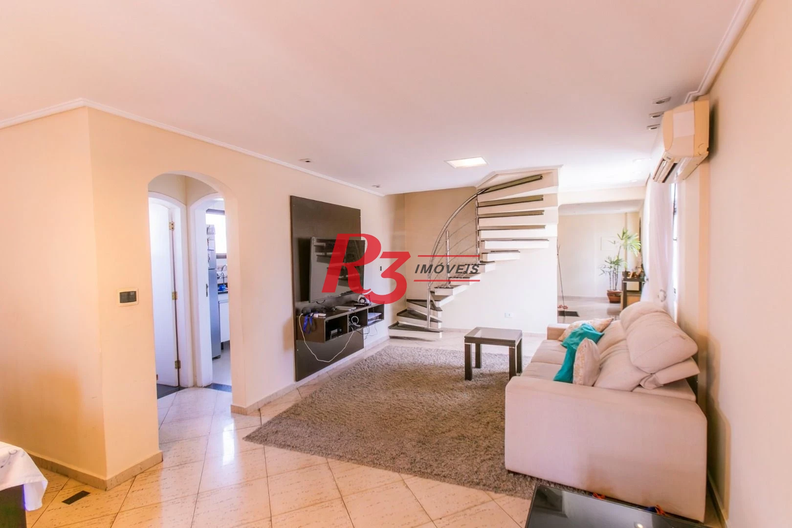 Cobertura com 3 dormitórios à venda, 274 m² por R$ 1.750.000,00 - Ponta da Praia - Santos/SP