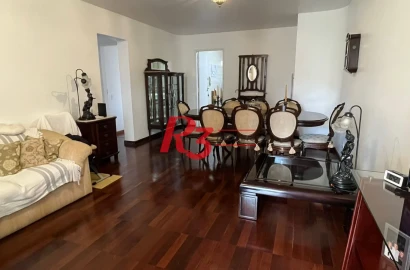 Apartamento com 3 dormitórios à venda, 130 m² por R$ 1.300.000,00 - Gonzaga - Santos/SP
