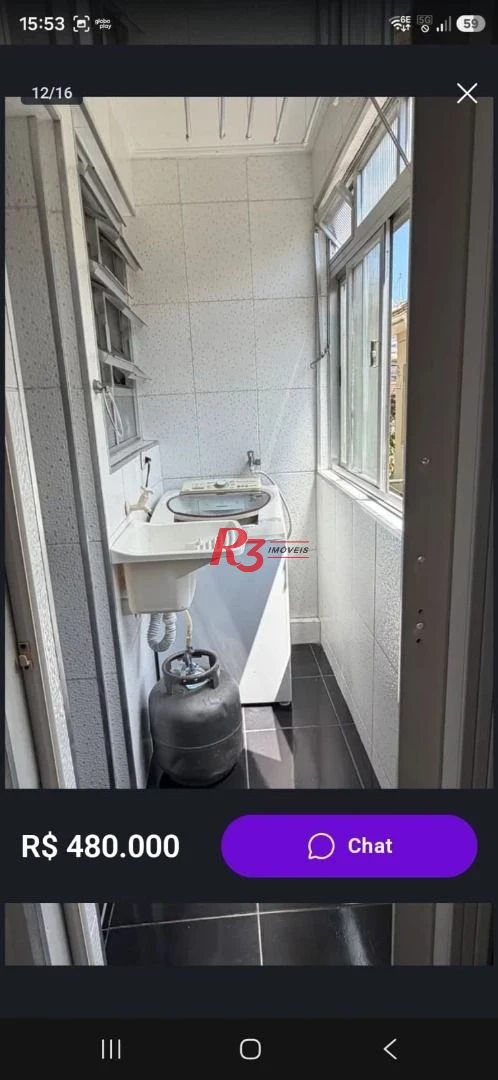 Apartamento com 3 dormitórios à venda, 97 m² por R$ 510.000,00 - Macuco - Santos/SP