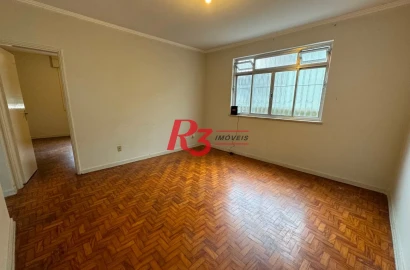 Apartamento com 3 dormitórios para alugar, 100 m² por R$ 3.300,02/mês - Embaré - Santos/SP
