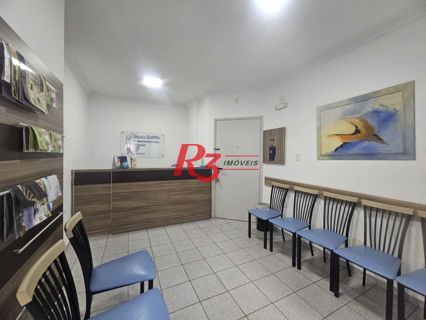 Sala para alugar, 68 m² por R$ 3.200,00/mês - Campo Grande - Santos/SP