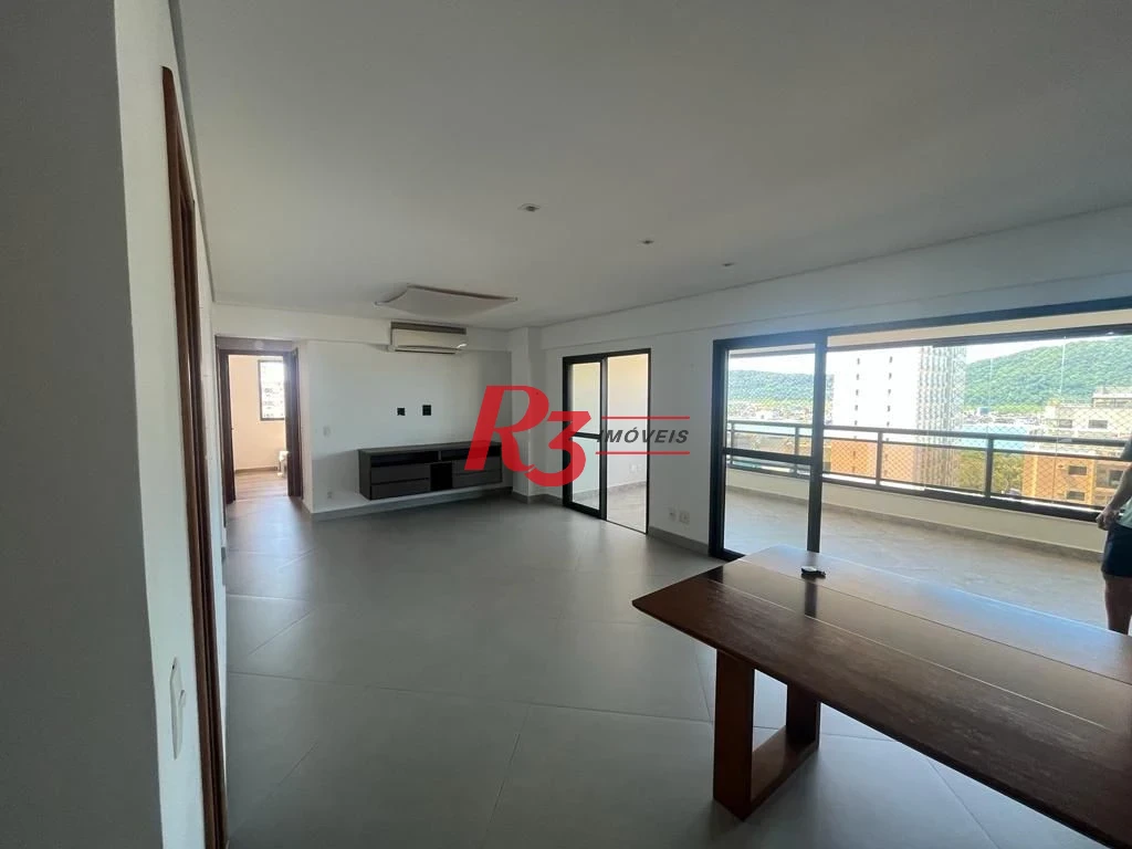 Apartamento para alugar, 125 m² por R$ 10.500,00/mês - Ponta da Praia - Santos/SP
