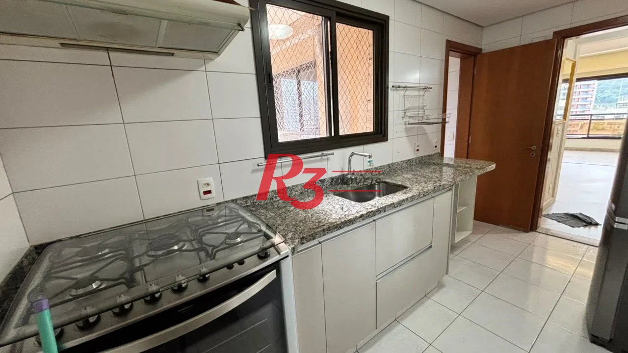 Apartamento para alugar, 125 m² por R$ 10.500,00/mês - Ponta da Praia - Santos/SP
