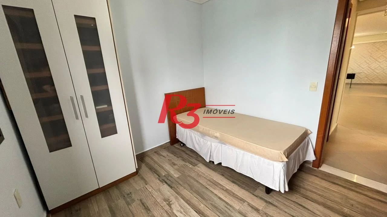 Apartamento para alugar, 125 m² por R$ 10.500,00/mês - Ponta da Praia - Santos/SP