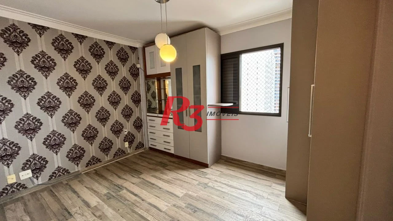 Apartamento para alugar, 125 m² por R$ 10.500,00/mês - Ponta da Praia - Santos/SP