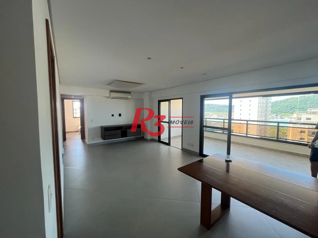 Apartamento para alugar, 125 m² por R$ 13.000,00/mês - Ponta da Praia - Santos/SP