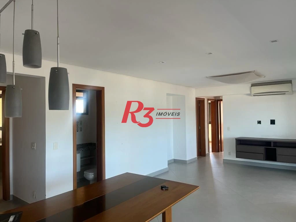 Apartamento para alugar, 125 m² por R$ 13.000,00/mês - Ponta da Praia - Santos/SP