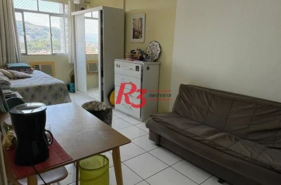 Apartamento com 1 dormitório à venda, 35 m² por R$ 290.000,00 - Centro - São Vicente/SP
