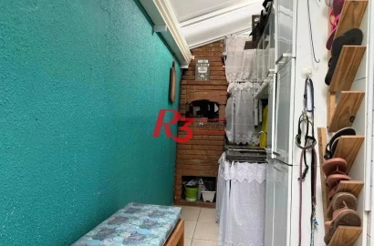 Village com 3 dormitórios à venda, 110 m² por R$ 750.000,00 - José Menino - Santos/SP