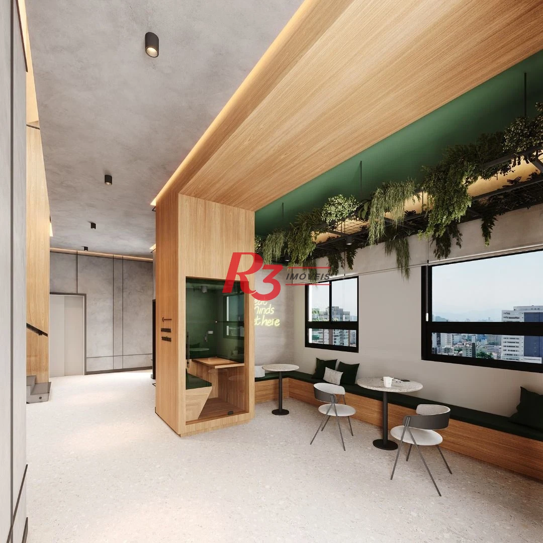 Studio à venda, 32 m² por R$ 509.000,00 - Boqueirão - Santos/SP