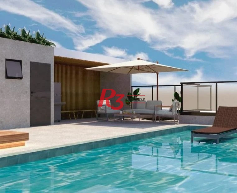 Apartamento com 1 dormitório à venda, 39 m² por R$ 480.000,00 - José Menino - Santos/SP